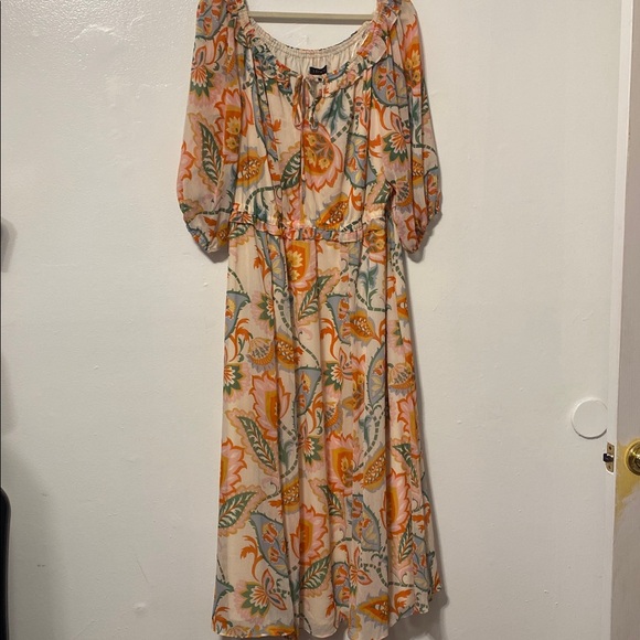 1. STATE MAXI Dress in rust by SHEIN Plus size 1X - Picture 2 of 7